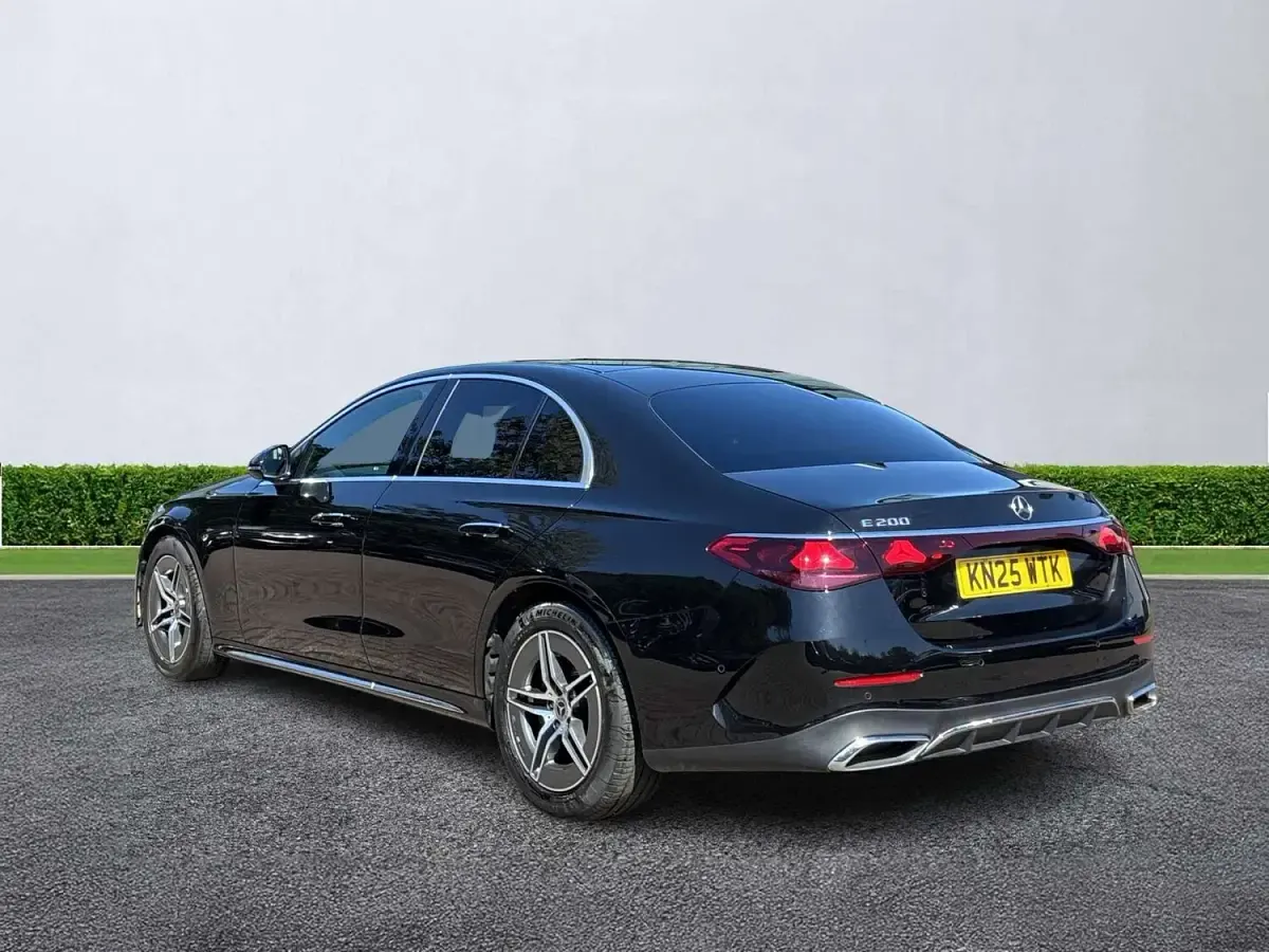 Used Mercedes E200 AMG line 2025 Black Sedan