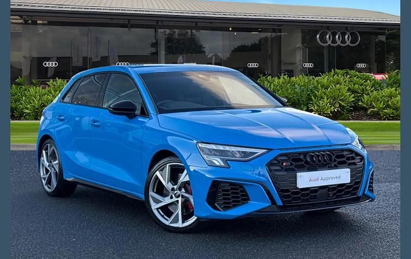Blue Used 2023 Audi S3 Sportback Black Edition Hatchback | £33,900 (Fair price) - Image 1/4