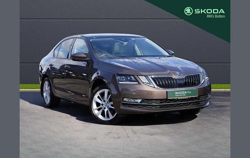 Used Skoda Octavia SE L 150 HP (110 kW) 2018 Maple brown metallic Hatchback
