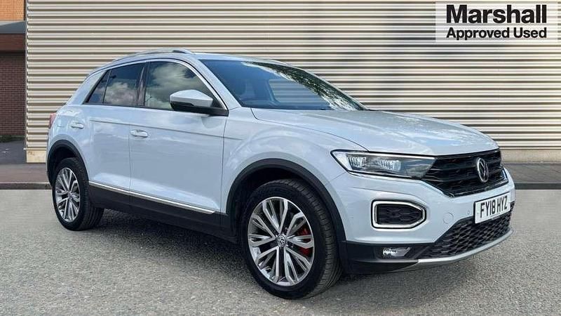 Silver Used 2018 VW T-Roc SEL SUV | £13,075 (Fair price) - Image 1/4