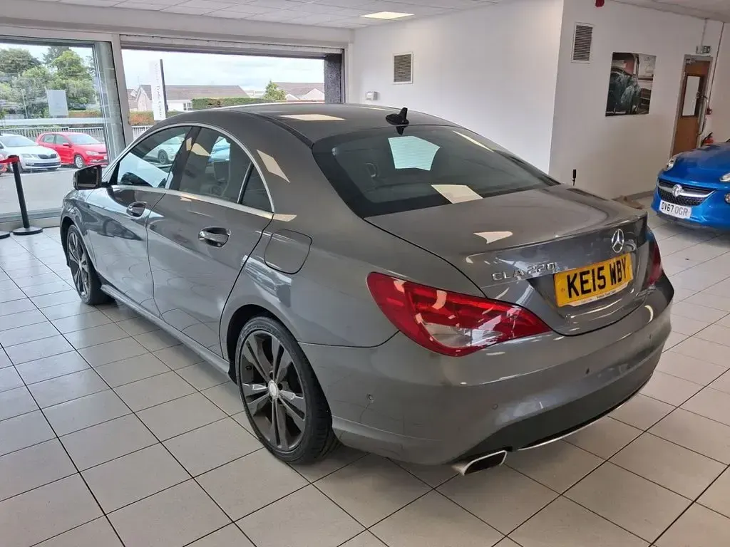 Used Mercedes CLA220 177 HP (130 kW) 2015 Grey Coupe