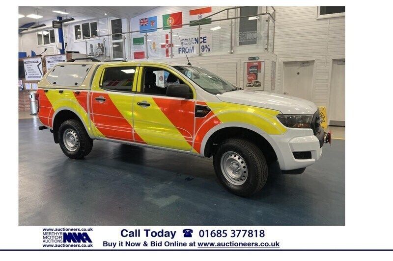 White Used 2018 Ford Ranger XL Pickup | £6,760 (Expensive) - Image 1/4