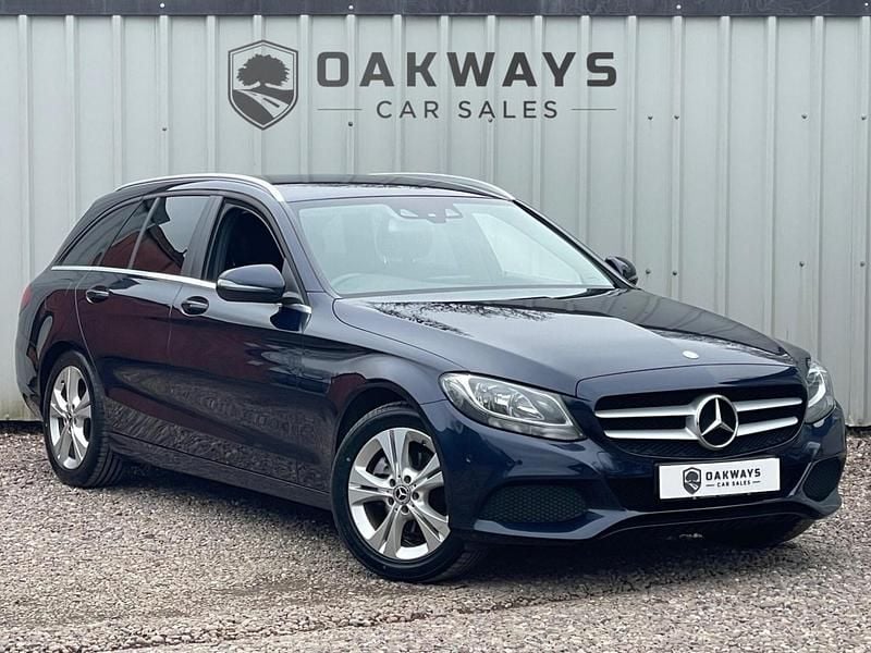 Used Mercedes C220 Executive 2017 Blue Estate