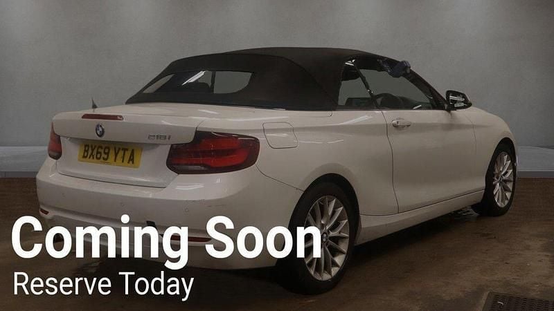 Used BMW 218 Comfort Edition 2019 White Cabriolet