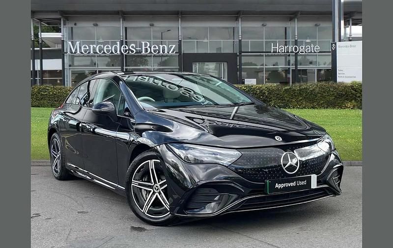 Black Used 2024 Mercedes EQE350 AMG line Sedan | £46,900 (Good price) - Image 1/4