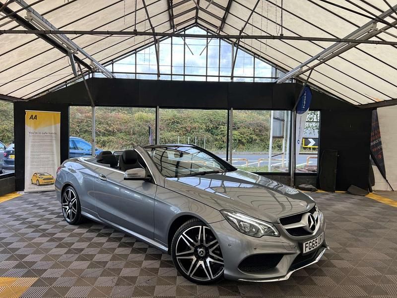 Silver Used 2015 Mercedes E220 AMG line Cabriolet | £11,495 (Fair price) - Image 1/3