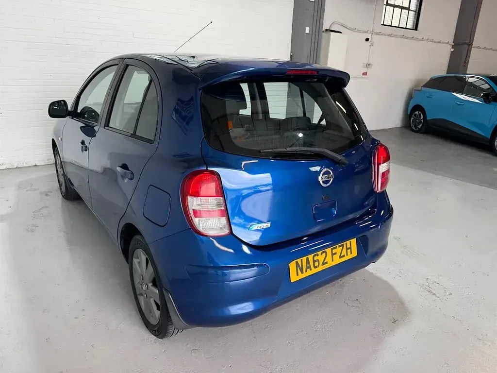 Used Nissan Micra S 98 HP (72 kW) 2012 Blue Hatchback
