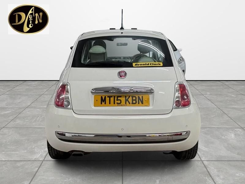 Used Fiat 500 Lounge 69 HP (50 kW) 2015 White Hatchback