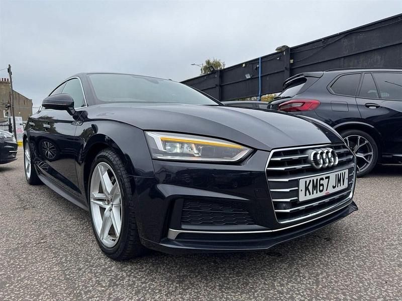 Blue Used 2017 Audi A5 Sportback S-Line Hatchback | £12,699 (Fair price) - Image 1/4