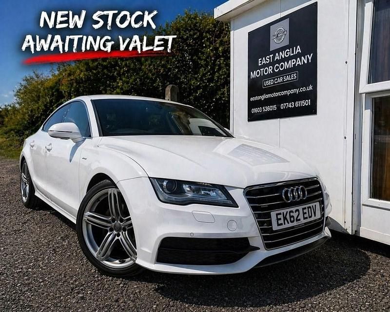 Used Audi A7 Sportback S-Line 204 HP (150 kW) 2012 White Hatchback