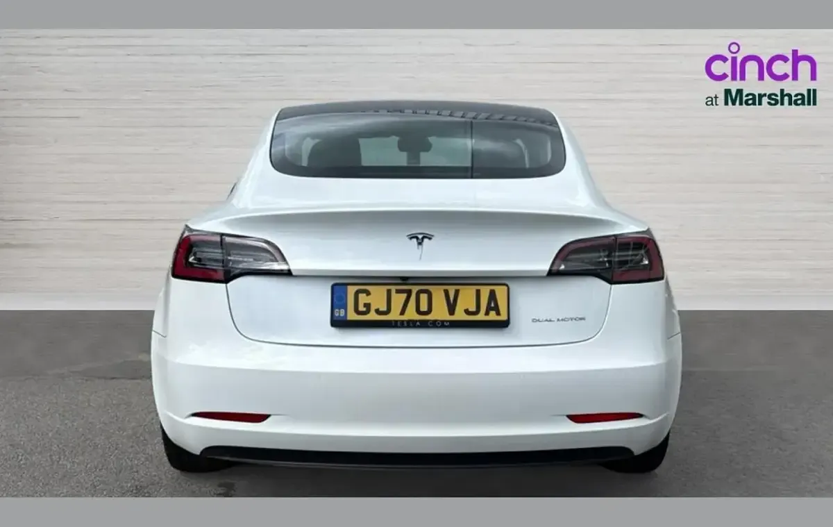 Used Tesla Model 3 Long Range AWD 366 kW (498 HP) 2020 White Sedan