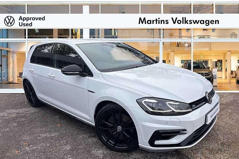 White Used 2020 VW Golf VIII R Hatchback | £23,995 (Good price) - Image 1/4