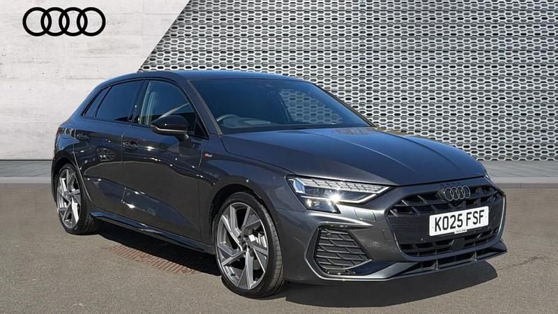 Used Audi A3 Black Edition 150 HP (110 kW) 2025 Grey Hatchback