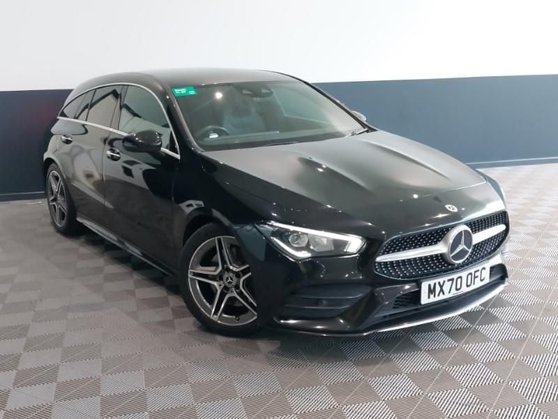 Used Mercedes CLA200 AMG Line Premium 161 HP (118 kW) 2021 Black Estate