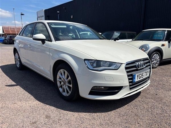 White Used 2015 Audi A3 Sportback Design Hatchback | £9,389 (Good price) - Image 1/1
