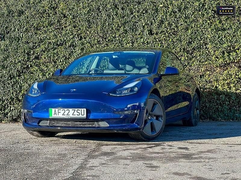 Used Tesla Model 3 Long Range AWD 254 kW (346 HP) 2022 Blue Sedan