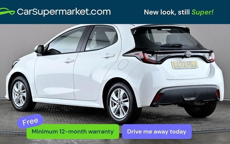 Begagnad Mazda 2 116 HK (85 kW) 2023 Vit Halvkombi