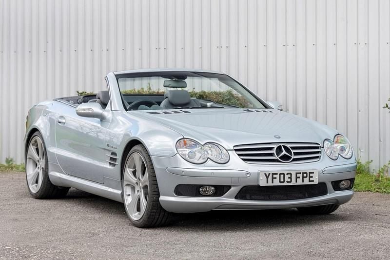 Used Mercedes SL55 AMG AMG 2003 Silver Cabriolet