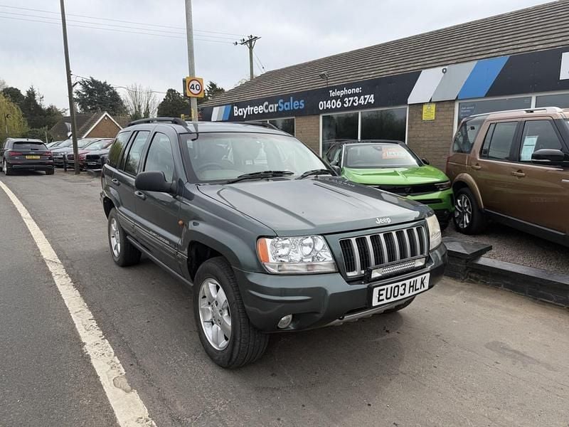 Used Jeep Grand Cherokee Limited 163 HP (119 kW) 2003 Green SUV
