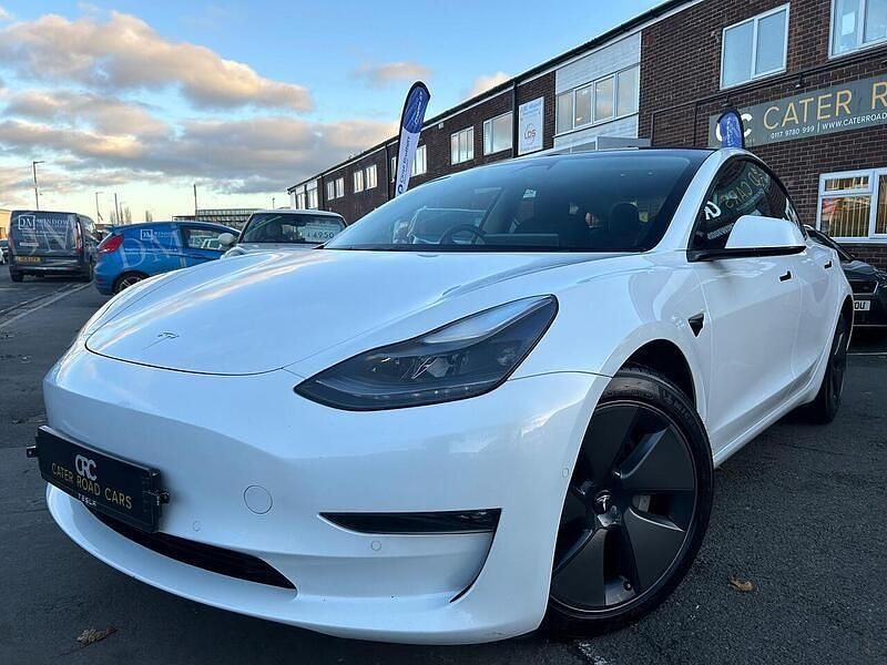 Used Tesla Model 3 Long Range AWD 254 kW (346 HP) 2021 White Sedan