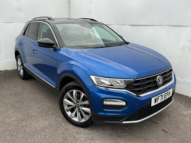 Blue Used 2021 VW T-Roc Design SUV | £17,990 (Good price) - Image 1/4