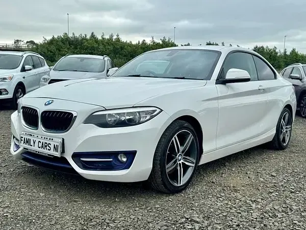 Used BMW 220 Sport Line 181 HP (133 kW) 2014 White Coupe
