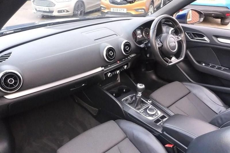 Used Audi A3 Cabriolet S-Line 150 HP (110 kW) 2014 Blue Cabriolet