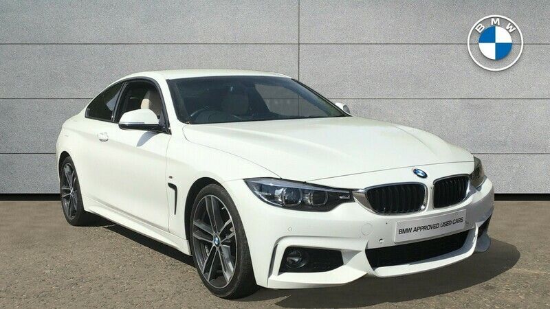 White Used 2018 BMW 420 M Sport Coupe | £16,995 (Fair price) - Image 1/4