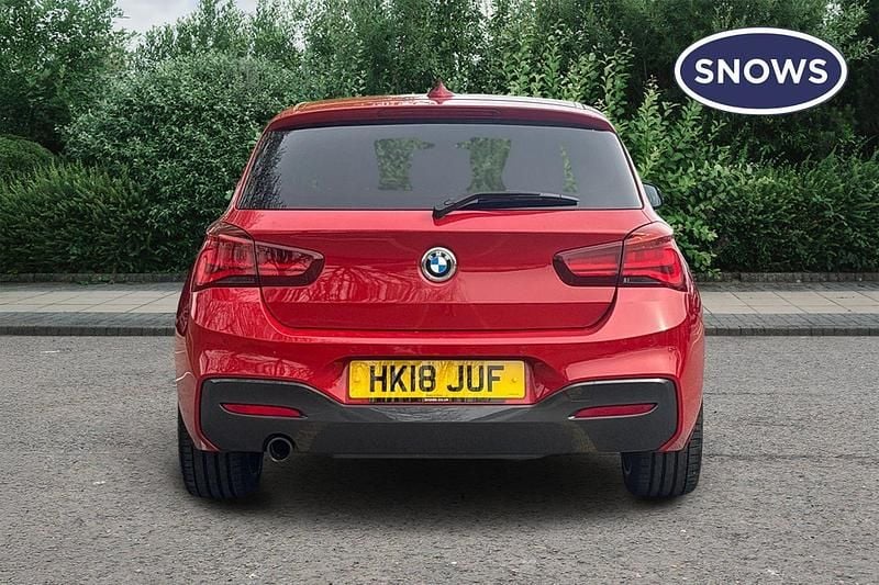 Used BMW 118 M Sport 136 HP (100 kW) 2018 Red Hatchback