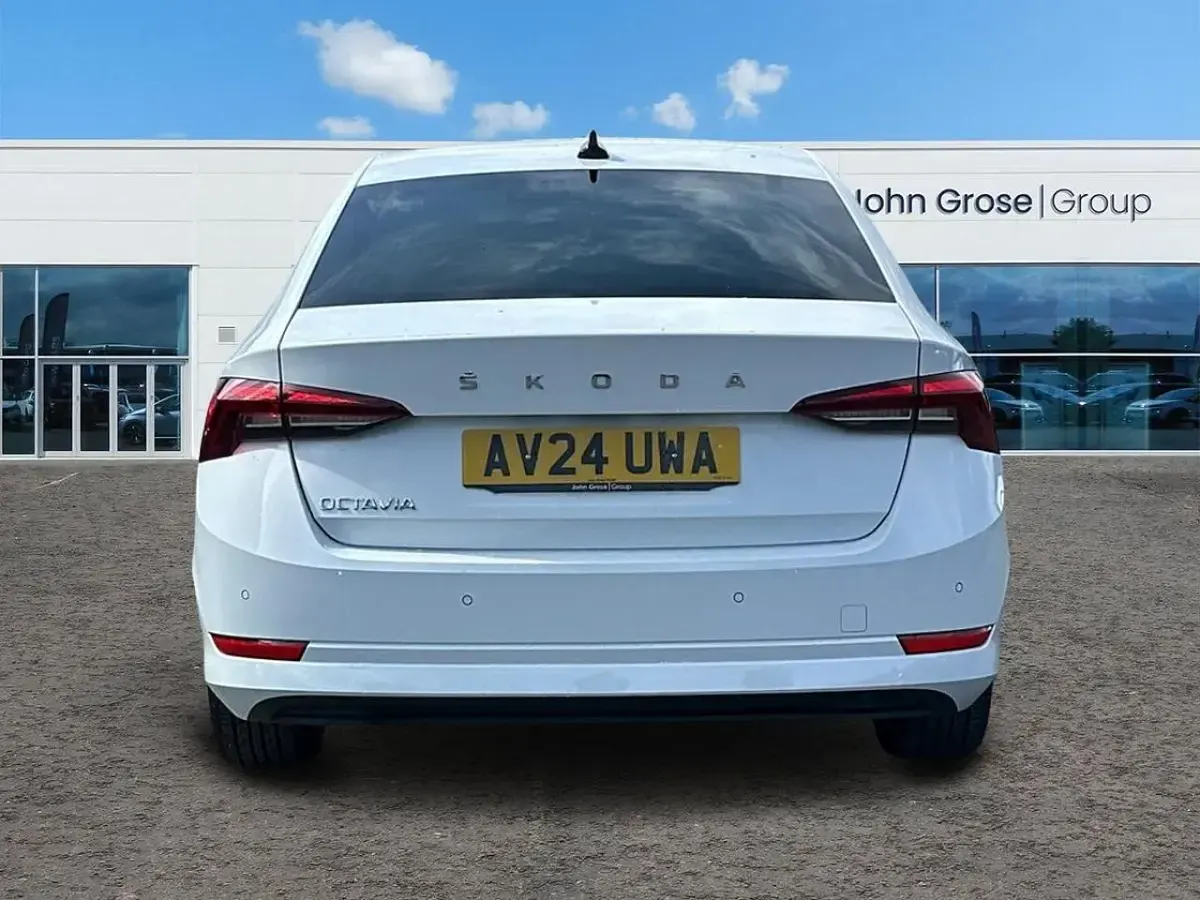 Used Skoda Octavia SE L 148 HP (108 kW) 2024 White Hatchback
