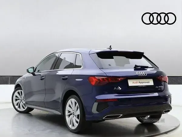 Used Audi A3 e-tron S-Line 2021 Blue Hatchback