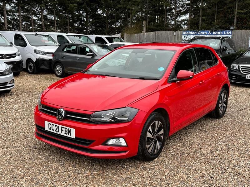 Used VW Polo Match 95 HP (69 kW) 2021 Red Hatchback