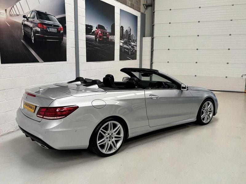 Used Mercedes E350 AMG line 2017 Silver Cabriolet
