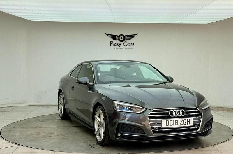 Grey Used 2018 Audi A5 S-Line Coupe | £13,189 (Super price) - Image 1/4