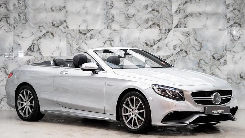 Silver Used 2016 Mercedes S63 AMG Cabriolet | £45,989 (Fair price) - Image 1/4