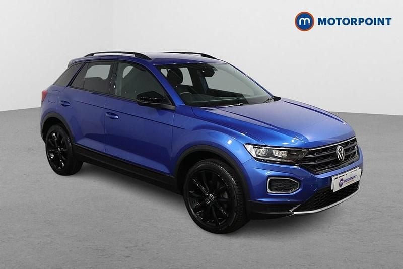 Blue Used 2021 VW T-Roc Black Edition SUV | £18,549 (Good price) - Image 1/4