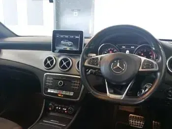 Used Mercedes CLA220 AMG line 177 HP (130 kW) 2016 White Coupe