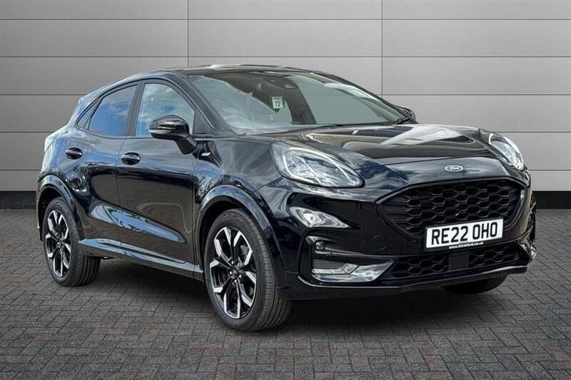 Black Used 2022 Ford Puma ST-Line X Hatchback | £16,495 (Fair price) - Image 1/4