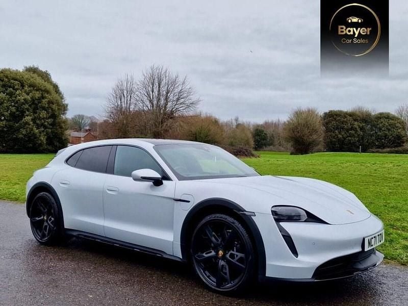 Grey Used 2021 Porsche Taycan Cross Turismo Estate | £43,785 (Good price) - Image 1/4