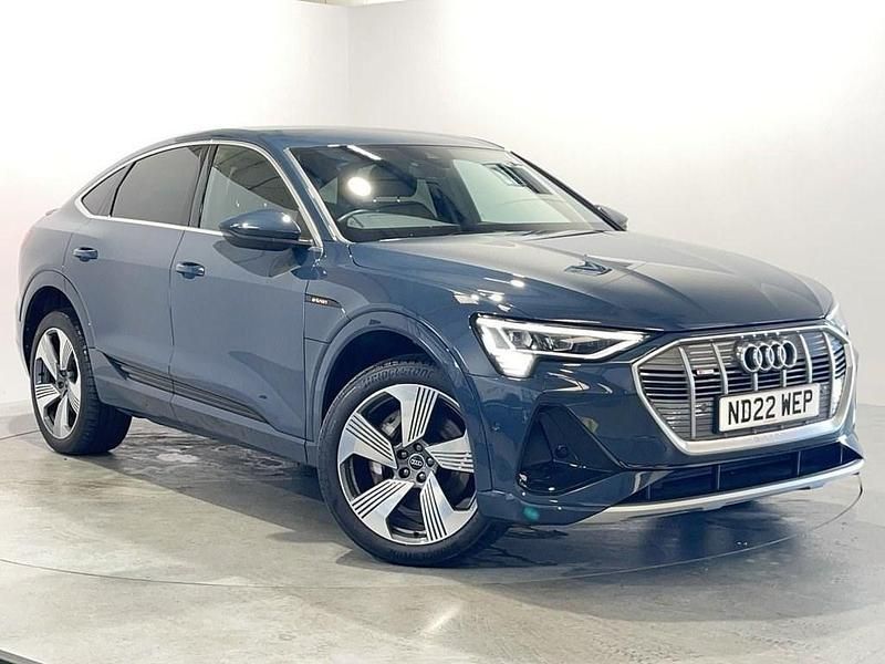 Blue Used 2022 Audi e-tron S-Line SUV | £23,199 (Super price) - Image 1/4