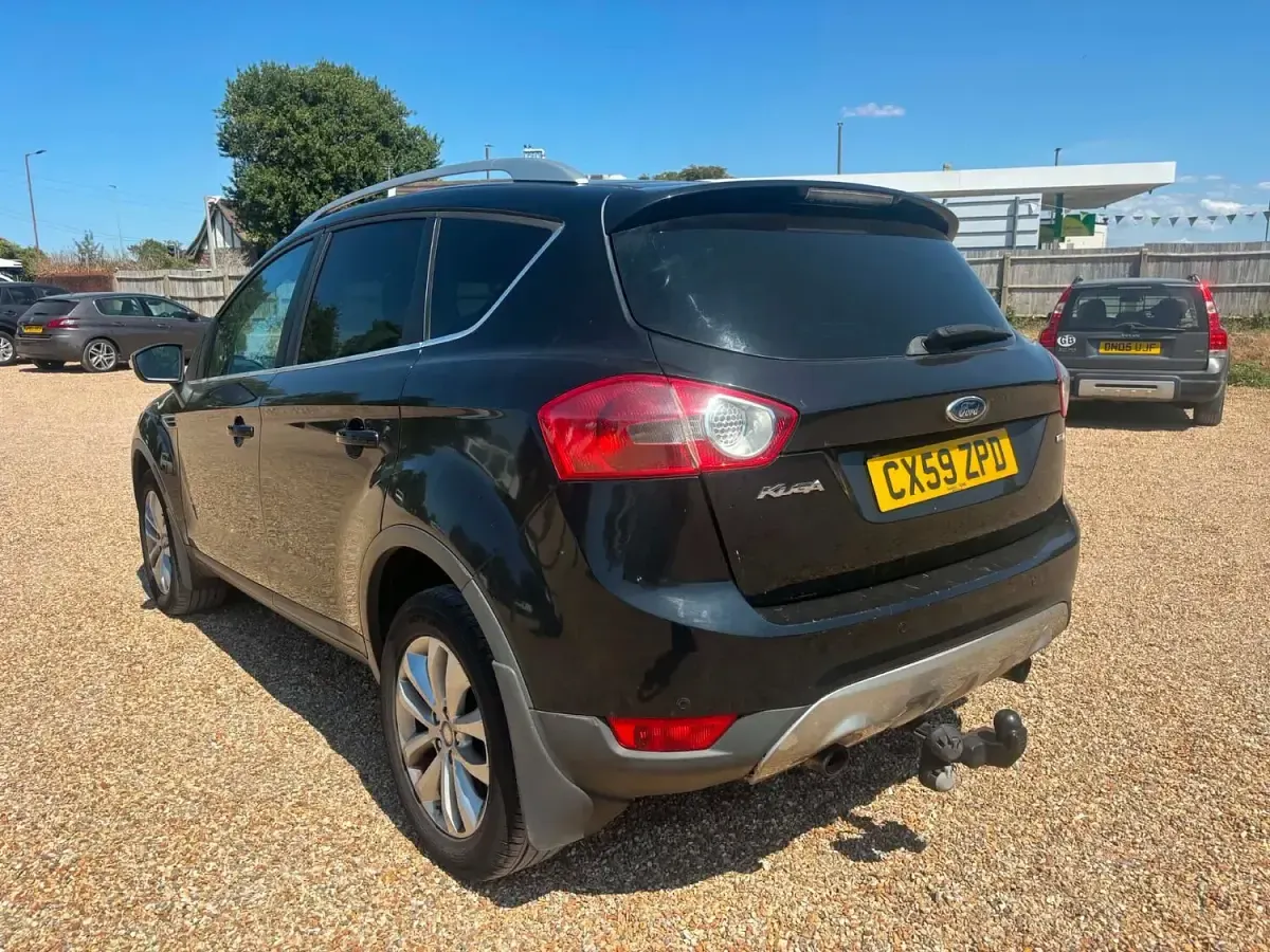 Used Ford Kuga Titanium 136 HP (100 kW) 2009 Black SUV
