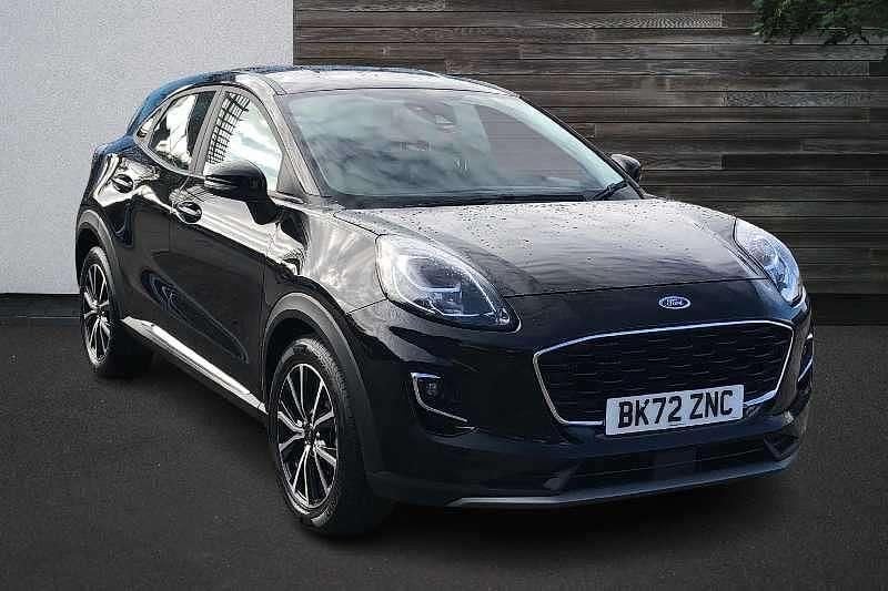 Black Used 2022 Ford Puma Gen-E Titanium SUV | £14,790 (Fair price) - Image 1/4