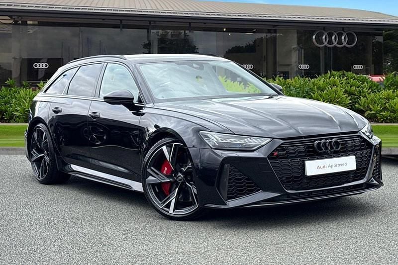 Black Used 2024 Audi RS6 Advanced Estate | £86,950 (Good price) - Image 1/4