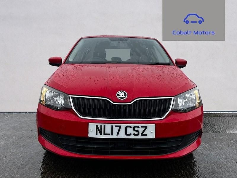 Used Skoda Fabia SE 90 HP (66 kW) 2017 Red Hatchback
