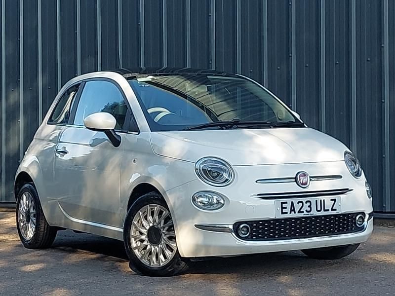 White Used 2023 Fiat 500 Hatchback | £10,298 (Fair price) - Image 1/4