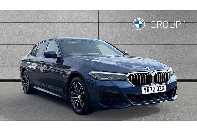 Used BMW 530e M Sport 292 HP (214 kW) 2022 Blue Sedan