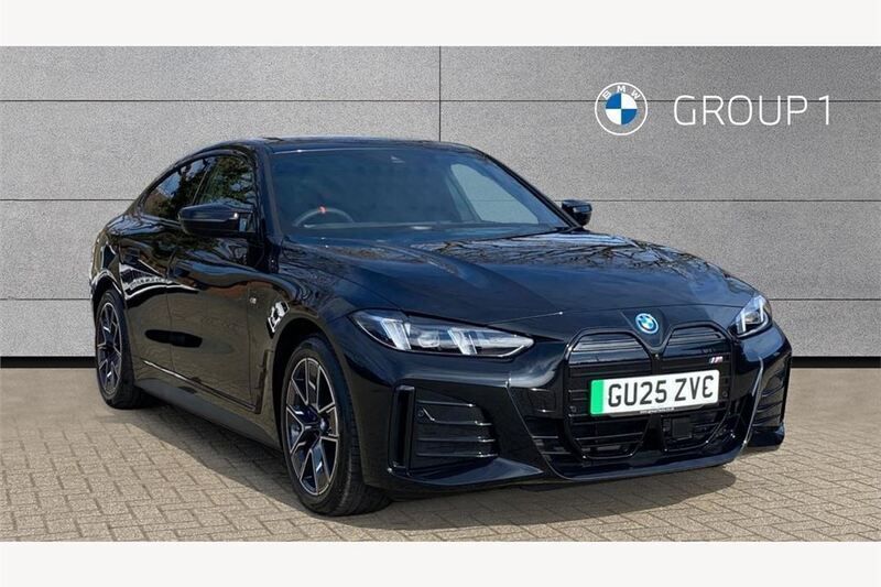 Black New 2025 BMW i4 Comfort Edition Sedan | £53,995 - Image 1/4
