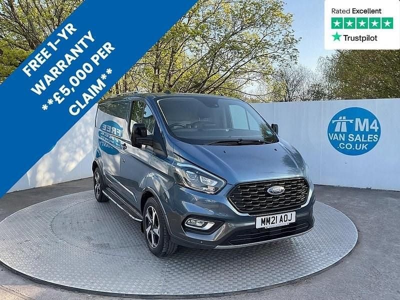 Used Ford Transit Custom Active 170 HP (125 kW) 2021 Blue Van