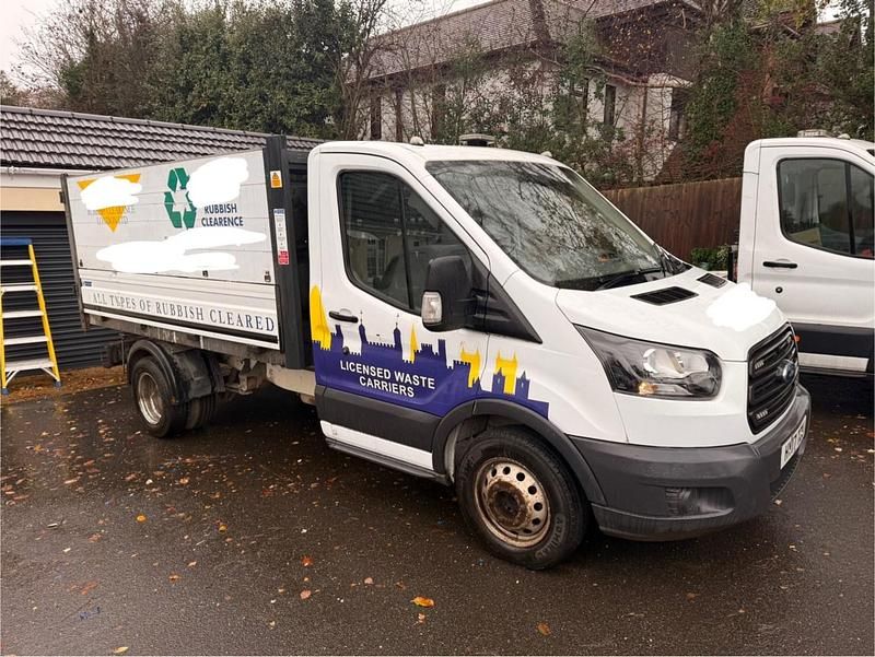 Used Ford Transit 130 HP (95 kW) 2017 White Cabriolet