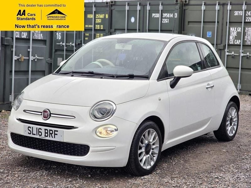 Used Fiat 500 Pop Star 69 HP (50 kW) 2016 White Hatchback